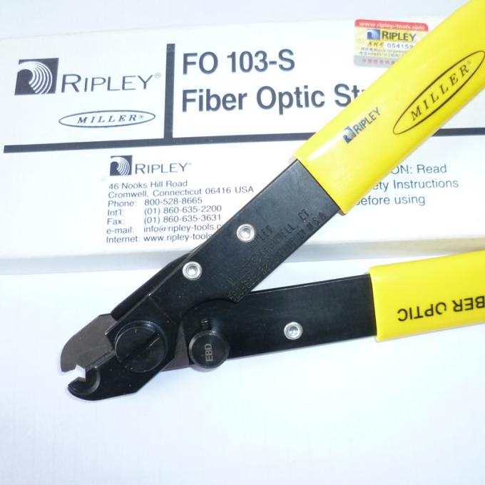 Original Ripley Miller Optic Fiber Cable Stripper Line FO 103-S Stripping Pliers