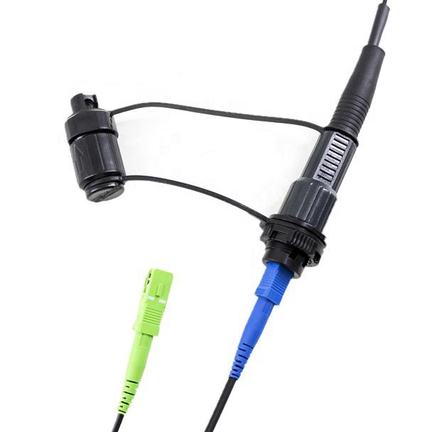FTTA Non Armored Fiber Optic Patch Cord Outdoor Field With SC APC H Connector