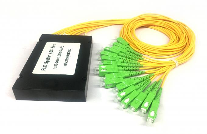 Small Size 1x4 Fiber Optical Splitter Modular SC APC Connector 2.0mm Long Lifespan
