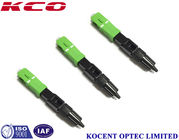 SCAPC Fiber Fast Connector Quick Assembly FTTH GPON EPON Low Insertion Loss 3D