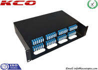MTP MPO Fiber Optic Truck Patch Cable Patch Panel Rackmountable 19'' LC 192 Cores