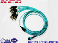 Stable MPO Fiber Optic Cable To 12 ST/UPC / Multi-fiber Patch Cord With Breakout Kits
