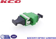 Single Mode Simplex MPO MTP Adapter , Up to Down MTP APC Terminal Green Adaptor