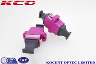 Optical Fiber MPO MTP Patch Cord , MPO Fibra Optica Adapter Violet Color
