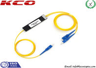 Low Loss Fiber Optic Splitter 1X2 FTTH with FC UPC Corning Fiber Connectors