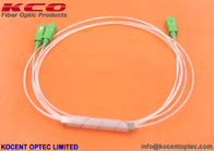 Mini Tube Fiber Optic Cable Splitter 1x2 1*2 PLC 0.9mm 1.0m LSZH SC/APC LC/APC