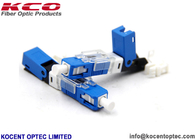 Telecom 3D Pass Fiber Optic Quick Connector , Field Fast Assembly Connector ESC250D SCUPC