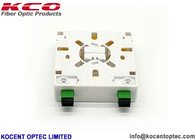 1/ 2 Port Fiber Optic Termination Box SC / APC Optico Fiber Socket Roseta Face Plate