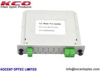 1x2 LGX Type Fiber Optic Splitter SC/APC Connector For FTTH FTTA Distribution Box