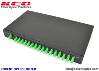 1*16 SC/APC Patch Panel Fiber Optic Splitter 19'' Rack Mount PLC Splitter Rack Mount