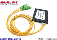 Small Size 1x4 Fiber Optical Splitter Modular SC APC Connector 2.0mm Long Lifespan