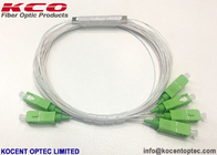 900um 0.9mm Fiber Optic Plc Splitter , Optical Beam Splitter 2*4 Connector Durable