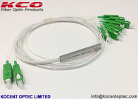 Mini Tube PLC Fiber Optic Splitter 2*8 SC/APC LC/APC 1.0m 1.5m 2.0m Length Low Failure Rate