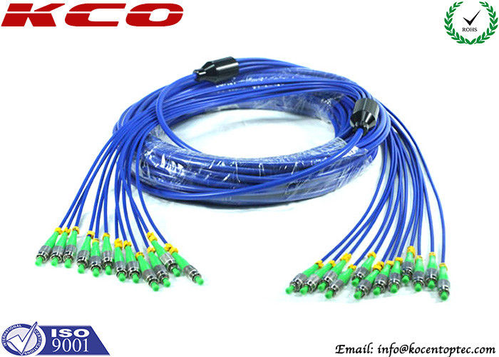 FC Amored Fiber Optic Patch Cord Single Mode Mono Mode Simplex 12 Cores FTTH FTTA CATV