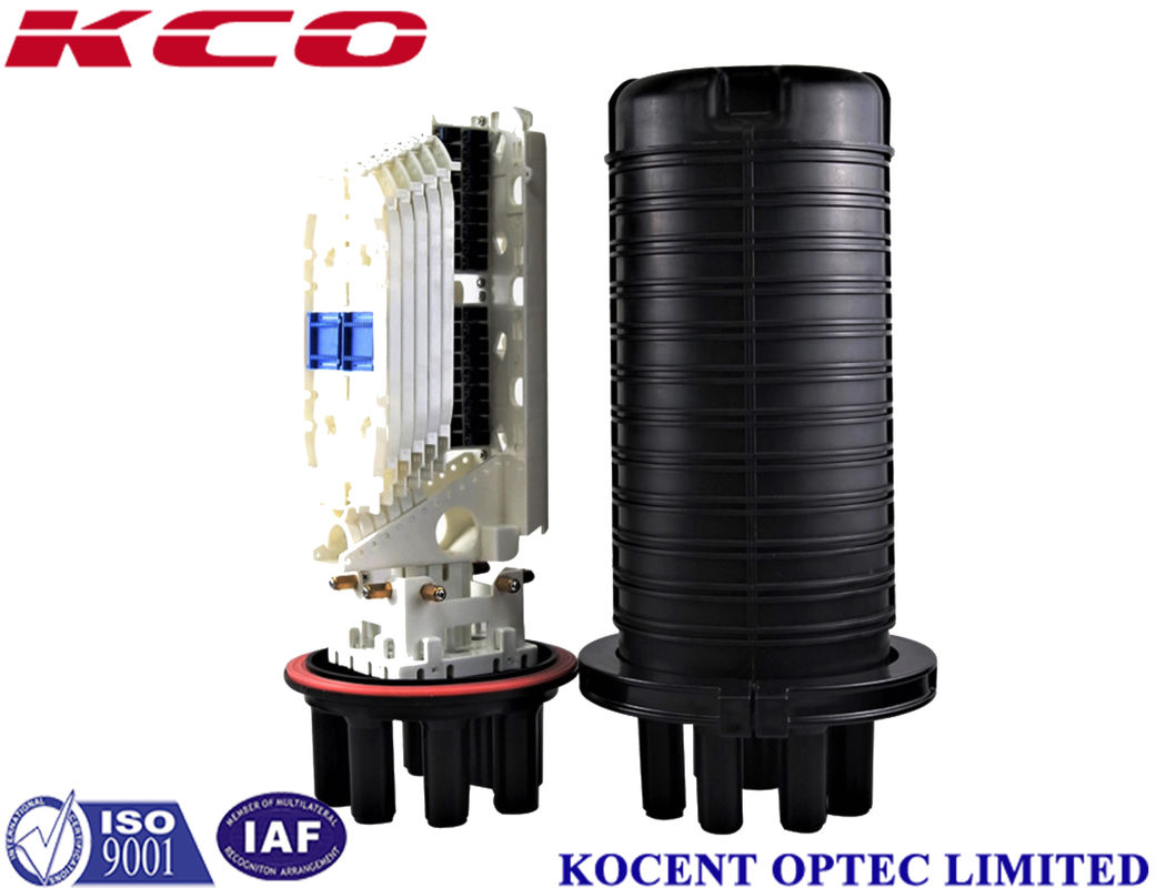 1*32 Splitter Dome Fiber Optic Splice Closure / 1x16 Fiber Optic Joint Box 1 In 6 Out KCO-05A-32