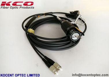 China Plug Receptacle Connector Fiber Optic Pigtail Cables FTTA Outdoor 1 2 4 6 8 12 Core factory