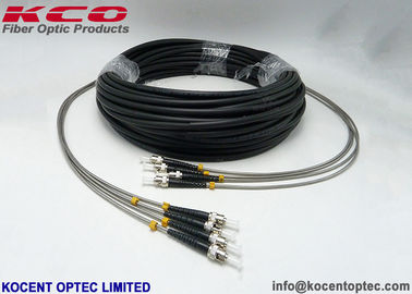 China Lc To Fc 4 Core Outdoor Fiber Optic Patch Cable RRU 0.2dB Army Field factory