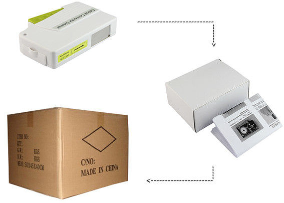 Plastic Optical Fiber Connector Cleaner Box / Fiber Optic Cleaning Tool