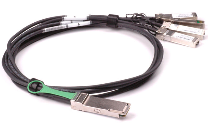 26 AWG 4 x 10G QSFP to SFP Cable 40 GBPS Compatible CISCO H3C JUNIPER