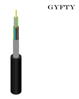 48 Cores Armor Steel Aluminum band Stranded Outdoor Fiber Optic Cable GYFTY