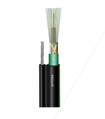 48 Cores Figure 8 PBT Self Supporting Fiber Optic Cable For Aerial Messenger