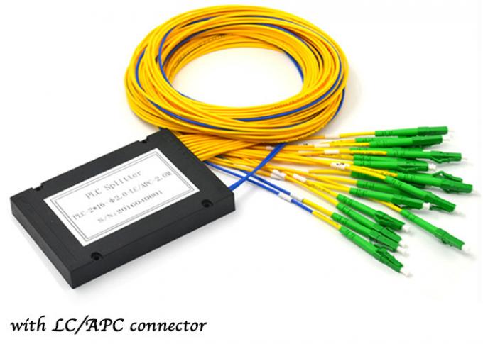 CATV Fiber Optic Splitter , PLC Splitter Module 2x16 Plastic SC UPC ...